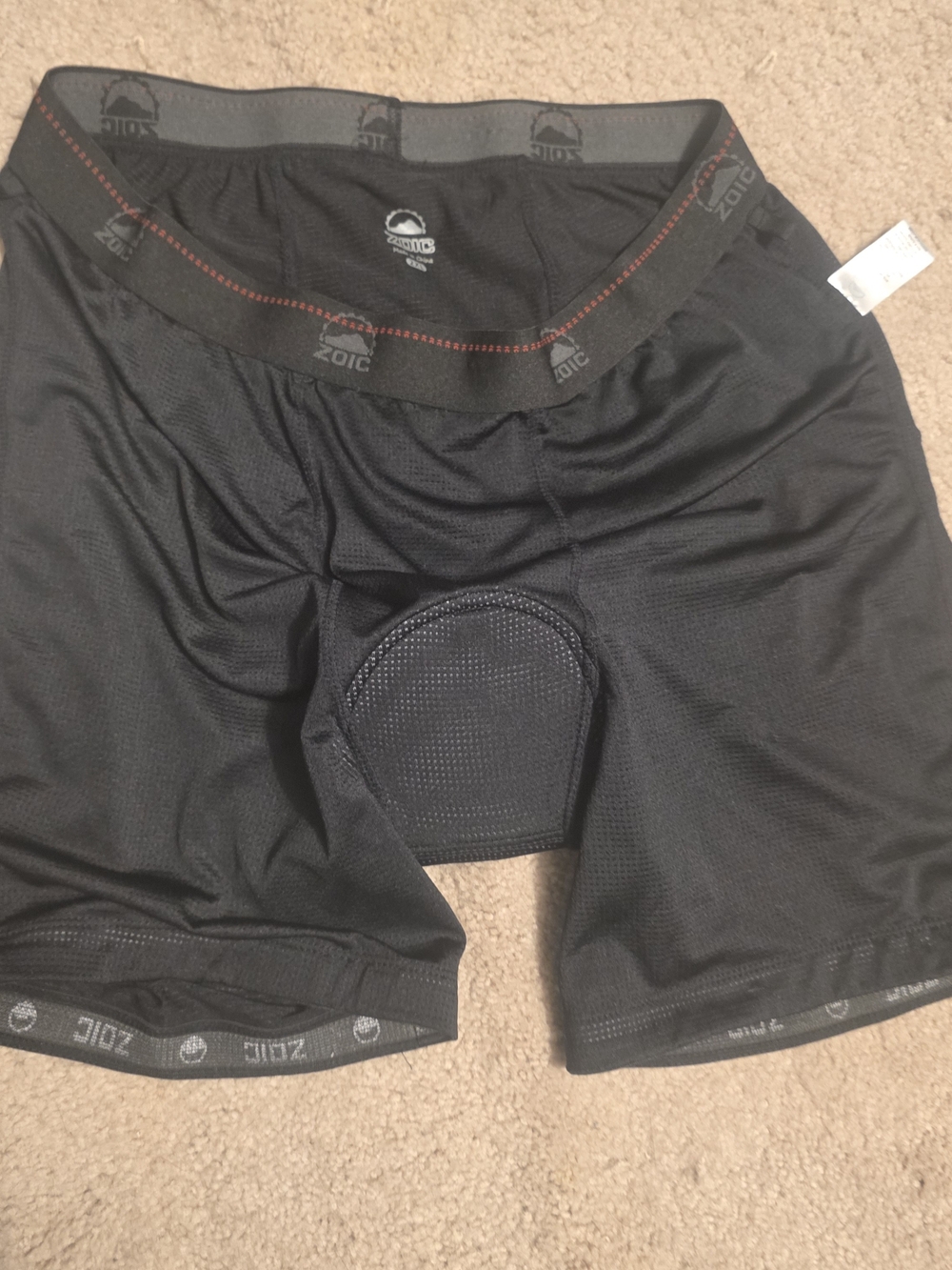 Zoic Men’s Black Padded Cycling Liner Shorts